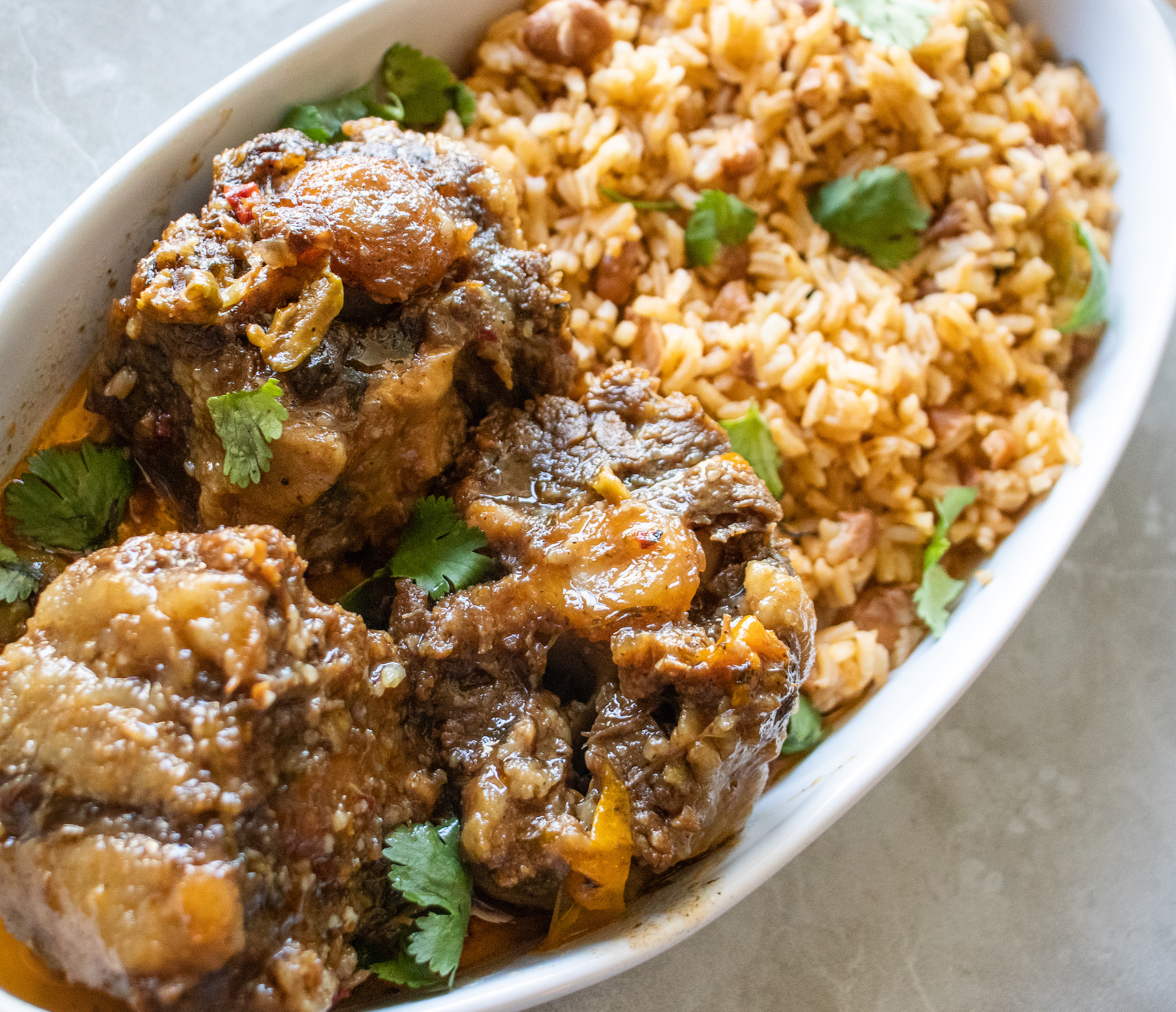 Dominican Oxtail Stew With Moro Rice Belqui S Twist,Eastlake Furniture