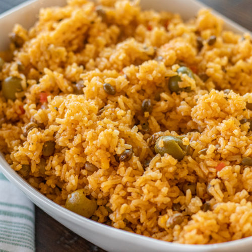 Arroz con Gandules (Puerto Rican Rice with Pigeon Peas) Recipe - Kitchen De  Lujo