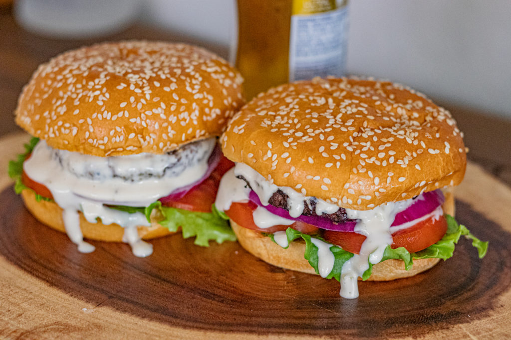 Queso Blanco Burgers, inspired by Mexico with the use of queso blanco. Its so delicious, you must try it!