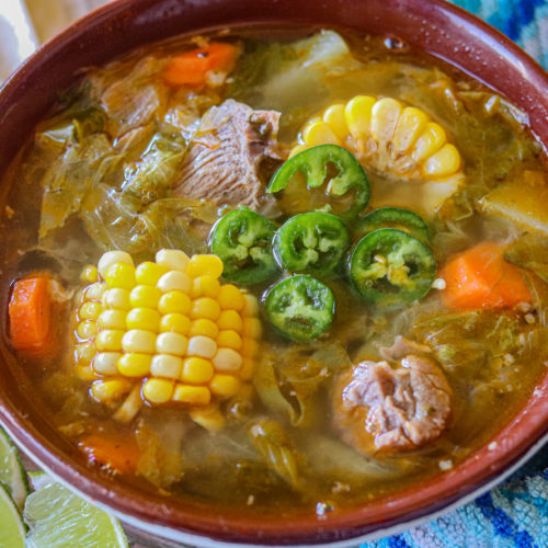 Caldo De Res (Mexican Beef Soup) - Belqui's Twist