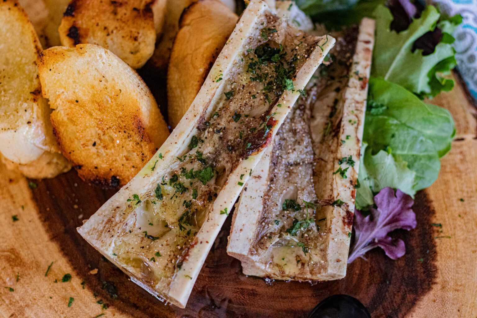 Roasted Bone Marrow Belqui's Twist