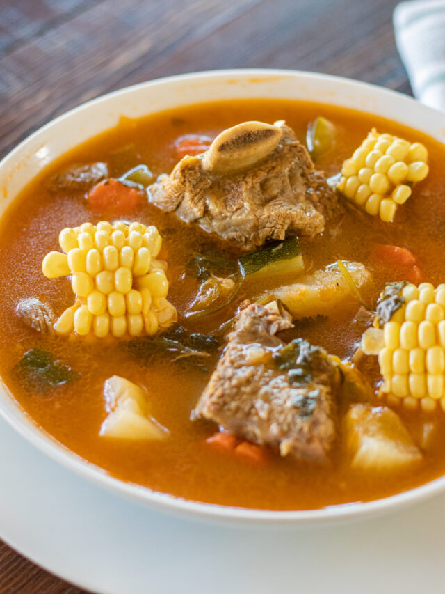 CARIBBEAN BEEF, VEGGIES AND RICE SOUP