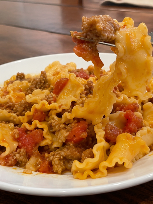 Drunken Italian Sausage and Noodles